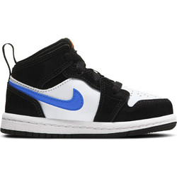 Jordan Air 1 Mid Παιδικά Sneakers Μποτάκια Μαύρα 640735-084