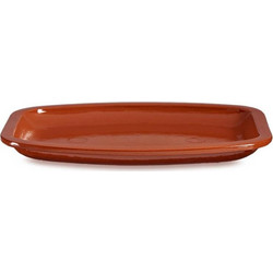 Πιατέλα κεραμική terracotta 35x26cm