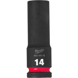 Milwaukee Μακρύ Καρυδάκι Κρούσης Shockwave 1/2" 14mm 4932480332