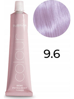 Subrina Professional Demi-Permanent Colour 9.6 Very Light Purple Blonde Ημιμόνιμη Βαφή Μαλλιών 60ml