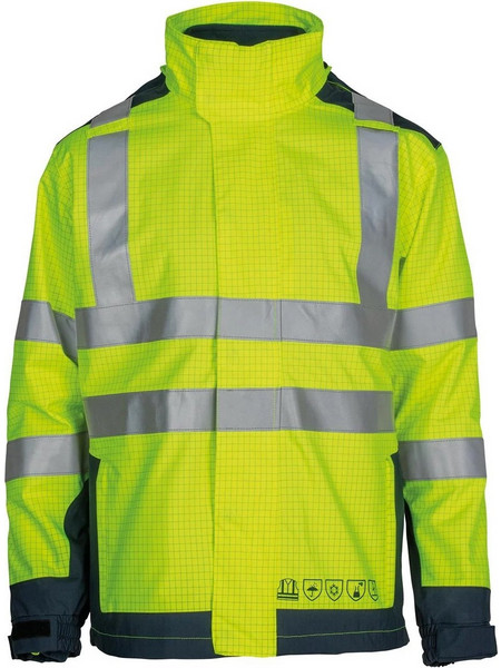 Μπουφάν Thirasia Βραδυφλεγές HiViz FR/AS Αντιστατικό 3-in-1 Multinorm Κωδικός 165200
