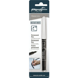 Pica Permanent Marker INSTANT white, Bullet Tip, 1-2mm Retail