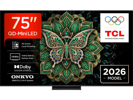 TCL QD Mini-LED 75C6K Pro Smart Τηλεόραση 75" 4K UHD Mini LED HDR (2026)