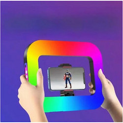 XFU200 RGB Ring Light με Βάση για Κινητό