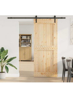 vidaXL Πόρτα Εσωτερική Συρόμενη Ξύλινη 95x210cm 3445309