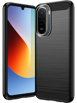Techsuit Carbon Silicone Θήκη Κινητού Black (Xiaomi Redmi A7 Pro 4G)
