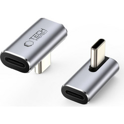 Tech-Protect Ultraboost Μετατροπέας USB-C male σε USB-C female Γκρι 1τμχ