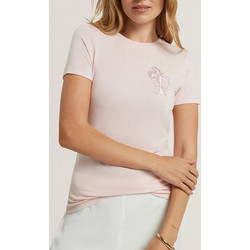 Ted Baker Γυναικείο T-shirt Ροζ Απαλό Ροζ