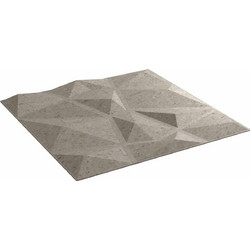 vidaXL Πάνελ τοίχου 24 τμχ. 50 x 50 cm Γκρι Σκυροδέματος Φελιζόλ XPS