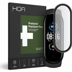 Hofi Hybrid 3D Full Face Αντιχαρακτικό Γυαλί 7H Tempered Glass για Xiaomi Mi Band 5- Mαύρο