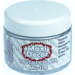 Πάστα πέρλας Pasta Perlata 100ml Maxi Decor ασημί 109