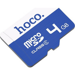 Hoco High Speed TF microSDHC 4GB Class 6 UHS-I