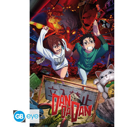 DAN DA DAN - Poster Maxi 91.5x61 FSC MIX - Key art Momo & Okarun