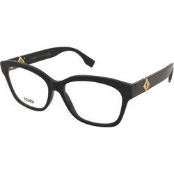 Fendi FE50124I 001 Ανδρικός Σκελετός Γυαλιών Οράσεως Κοκάλινος Μαύρος