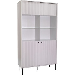Βιτρίνα Iris 93751 105x41x192cm Off White