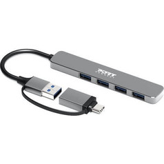 Docking Station Port Connect Port Connect Hub Usb 4 Ports 3.0 Slim Combo Btoc 900161