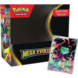 Pokemon TCG - Mega Evolution - Booster Display Box (36 Boosters)(BONUS Promo Card)