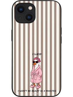 Sonique Stripe Stories Series Θήκη με Σχέδιο «I Lied» (iPhone 13)