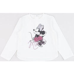 βρεφική μπλούζα λευκή με τη minnie για κορίτσι