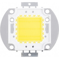 GLOBOSTAR COBCHIP 73761 Cob LED 30W 3000lm 120 DC 28-32V IP20 Ψυχρό Λευκό 6000K Dimmable - Bridgelux COB Chip - Μ5.5 x Π5.2 x Υ0.6cm