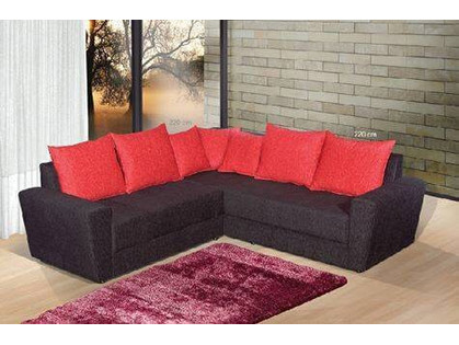 Γωνιακός Καναπές Λουξ Sofa Agora 220x220x80cm (Ξύλο-Ύφασμα) Με Επιλογή Υφάσματος