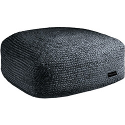 Πούφ Boho Anthracite guy Laroche Jute 100% 50x50x25 Jute 100%