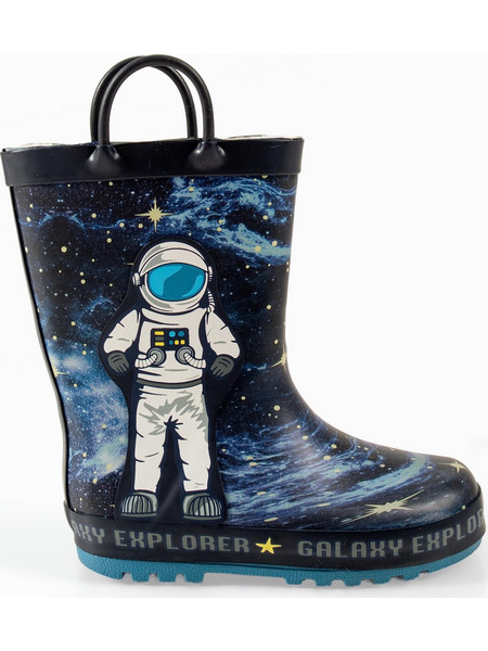 SmartKids παιδικές μπλε γαλότσες Galaxy Explorer