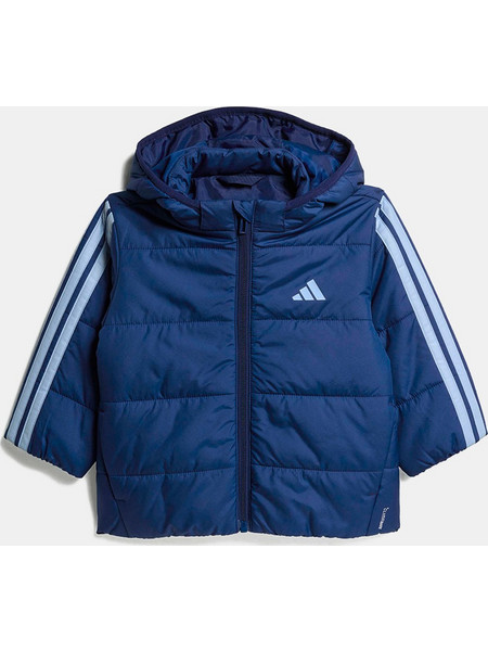 adidas Essentials 3-Stripes Puffer Μπουφάν KQ6176 DKBLUE/CRSK