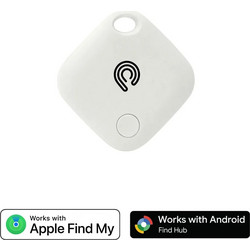Hyperloq NeoSplash Waterproof Android Anti-Lost Tracker Apple Find My / Google Find My Device White 1 Pack