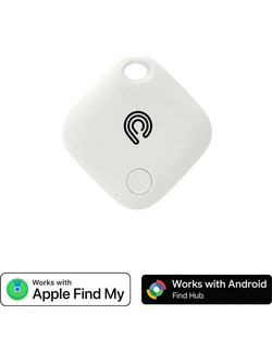 Hyperloq NeoSplash Waterproof Android Anti-Lost Tracker Apple Find My / Google Find My Device White 1 Pack
