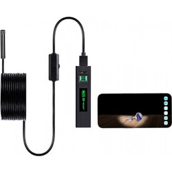 TRACER ENDOSCOPE 8MM LED WIFI CAMERA HARDWIRE 5M BLACK TRAKAM46628