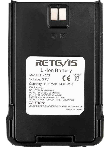 ΜΠΑΤΑΡΙΑ RETEVIS για RT24, 1100mAh 3.7V Original Rechargeable Li-ion Battery
