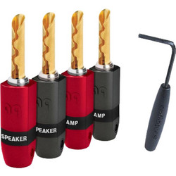 AudioQuest SureGrip(R) 300 Banana - SET/4 GOLD BAN300