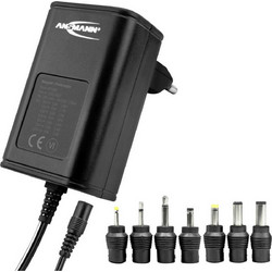 Ansmann APS 600 Universal Τροφοδοτικό 12 έως 12V με σετ βυσμάτων