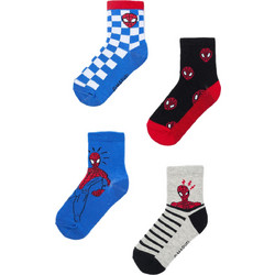 Zippy παιδικές κάλτσες σετ 4τμχ Spiderman για αγόρι ZKBUN0302_26015-1