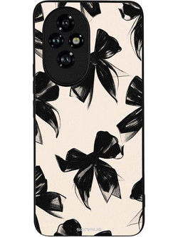 Sonique Diva Series Θήκη (Honor 200 5G) Μαύρα Φιογκάκια