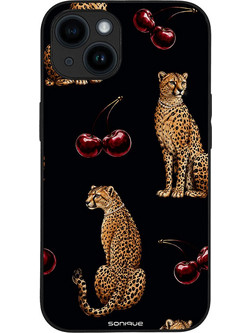 Sonique Diva Series Back Cover Cherry Cheetah (iPhone 14)