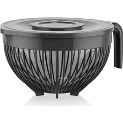 Stewehome Μπολ μίξερ με καπάκι από πλαστικό Γκρι 262x270x135 cm Γκρι