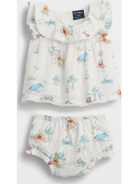 Βρεφικό Σετ Ρούχων Winnie The Pooh από Βαμβακερή Γάζα Toile