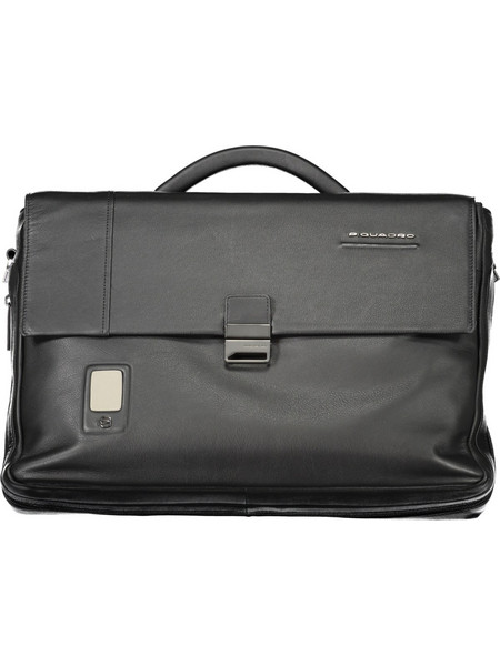 PIQUADRO MEN'S BRIEFCASE BLACK Μαύρο