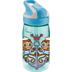 Laken Sailors Tritan Παιδικό Μπουκάλι Πλαστικό BPA Free με Καλαμάκι Γαλάζιο 450ml