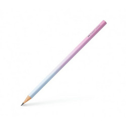 ΜΟΛΥΒΙ ΤΡΙΓΩΝΙΚΟ FABER CASTELL FLOW EDITION B BLUSHING SKY ΡΟΖ - ΣΙΕΛ 118402