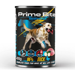 PRIME BITE Monoprotein Duck with zucchini - wet dog food - 400g