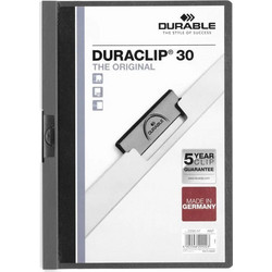 Durable Duraclip Original 30 Φάκελος Κλιπ A4 Ανθρακί
