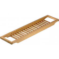 Ράφι μπάνιου για τη μπανιέρα από bamboo 64,5x15,5xY3,8εκ