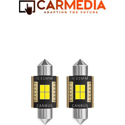 Λαμπάκια LED - CARMEDIA CMLED - FESTOON - 4SMD - 31MM