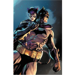 DC Comics Art Print Batman & Catwoman 61 x 41 cm - unframed