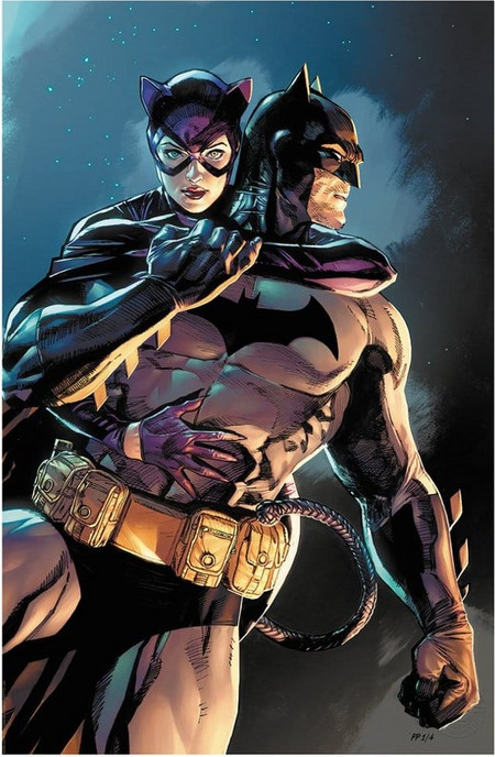 DC Comics Art Print Batman & Catwoman 61 x 41 cm - unframed