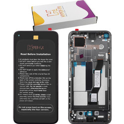 ΟΘΟΝΗ XIAOMI MI 10T 5G / MI 10T PRO 5G ΟΘΟΝΗ + TOUCH SCREEN + LENS + FRAME HF-5600030J3S00 BLACK HYPER-FIX SERVICE PACK