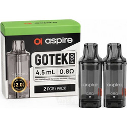 Aspire GoTek Pod V2 4.5ml Ανταλλακτικό Pod 0.8ohm / 4.5ml